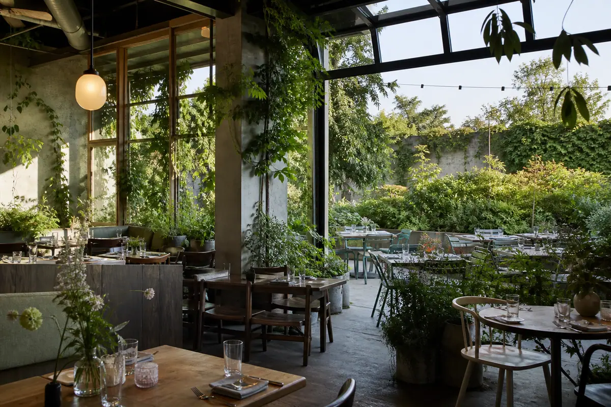 Photoreal travel-editorial view of Vicia in St. Louis, Missouri