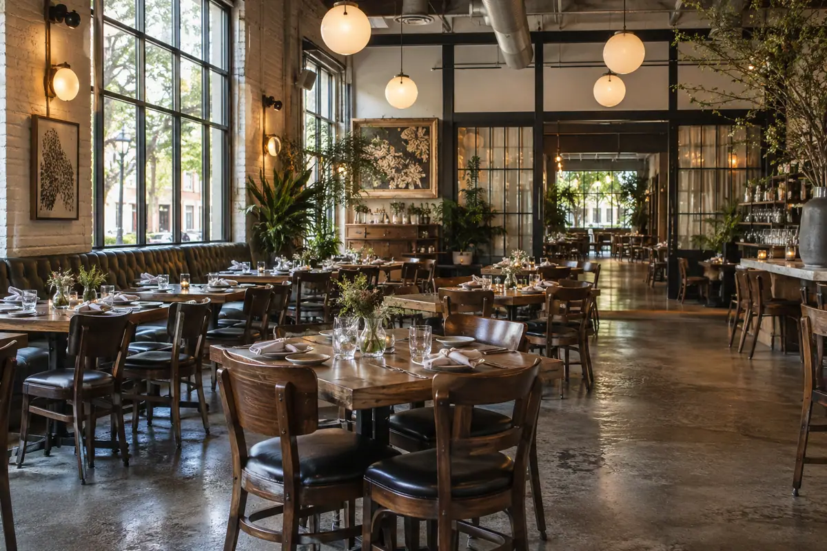 Photoreal travel-editorial view of The Mill in St. Petersburg, Florida
