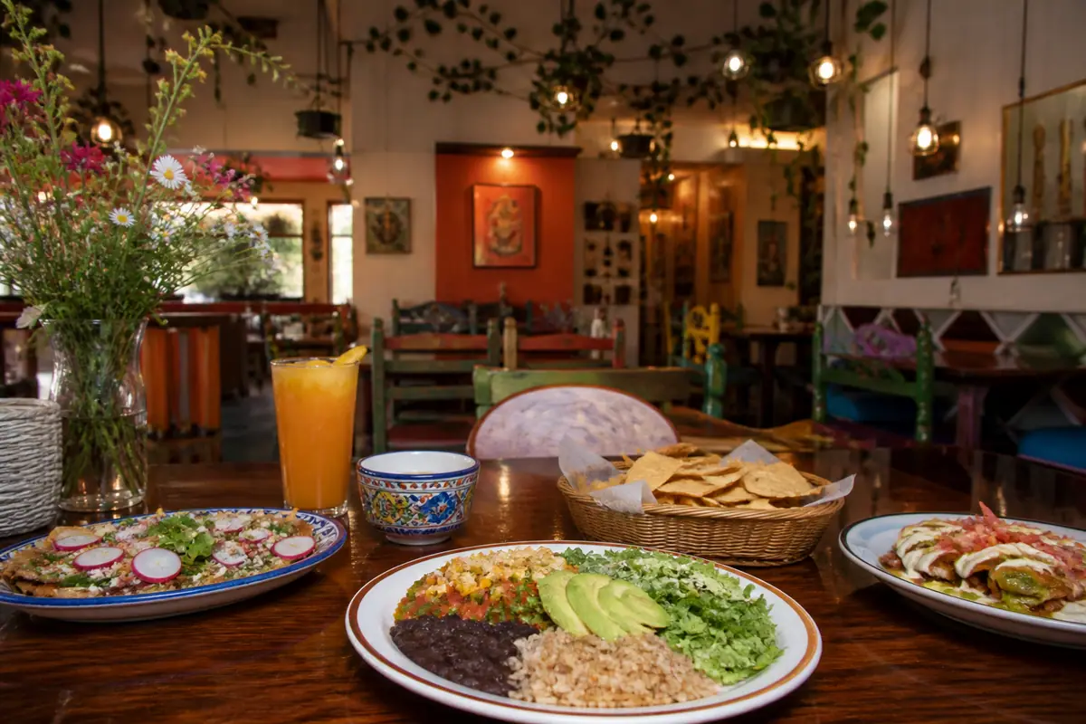 Photoreal travel-editorial view of La Chaiteria in Tucson, Arizona