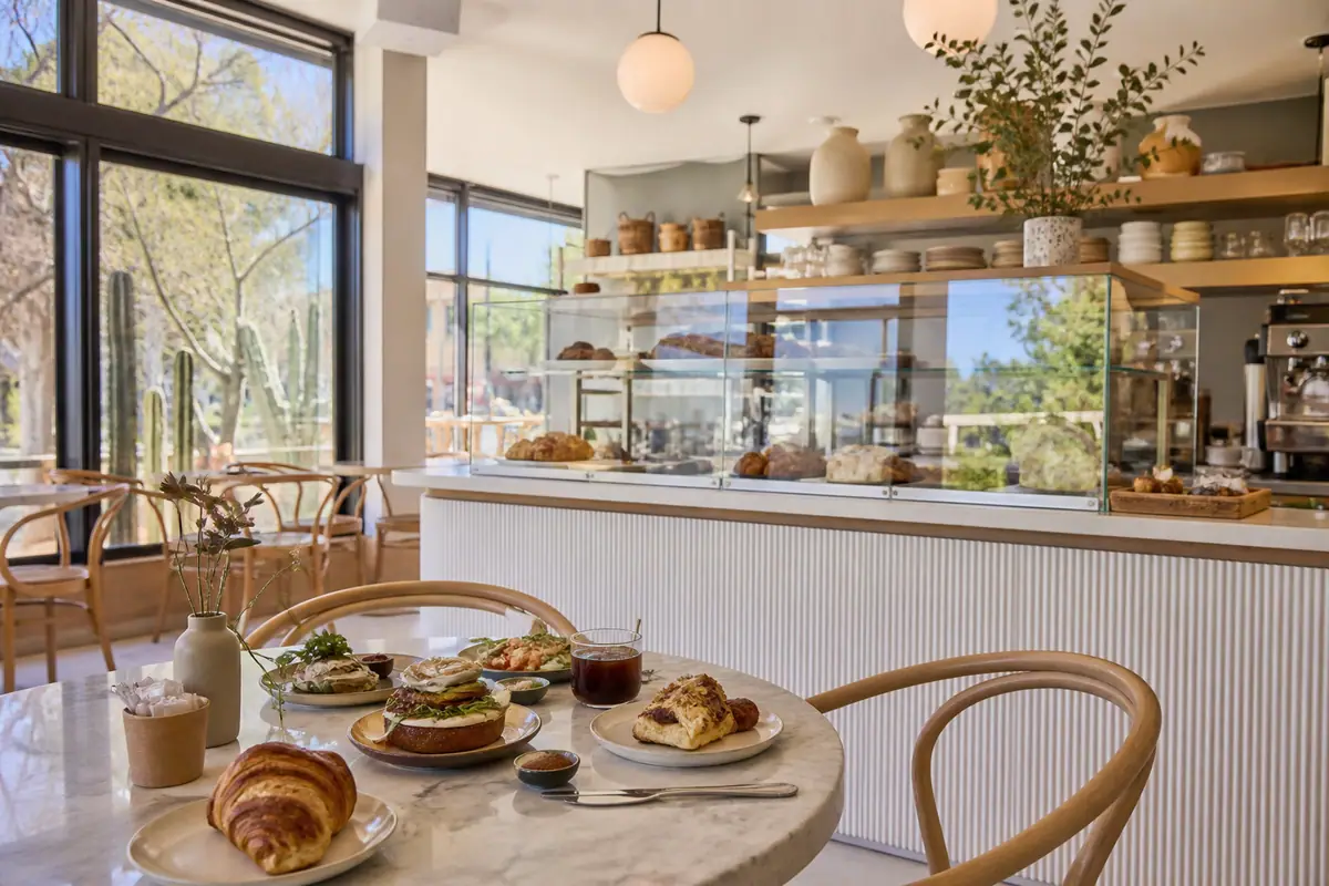 Photoreal travel-editorial view of Prep & Pastry in Tucson, Arizona
