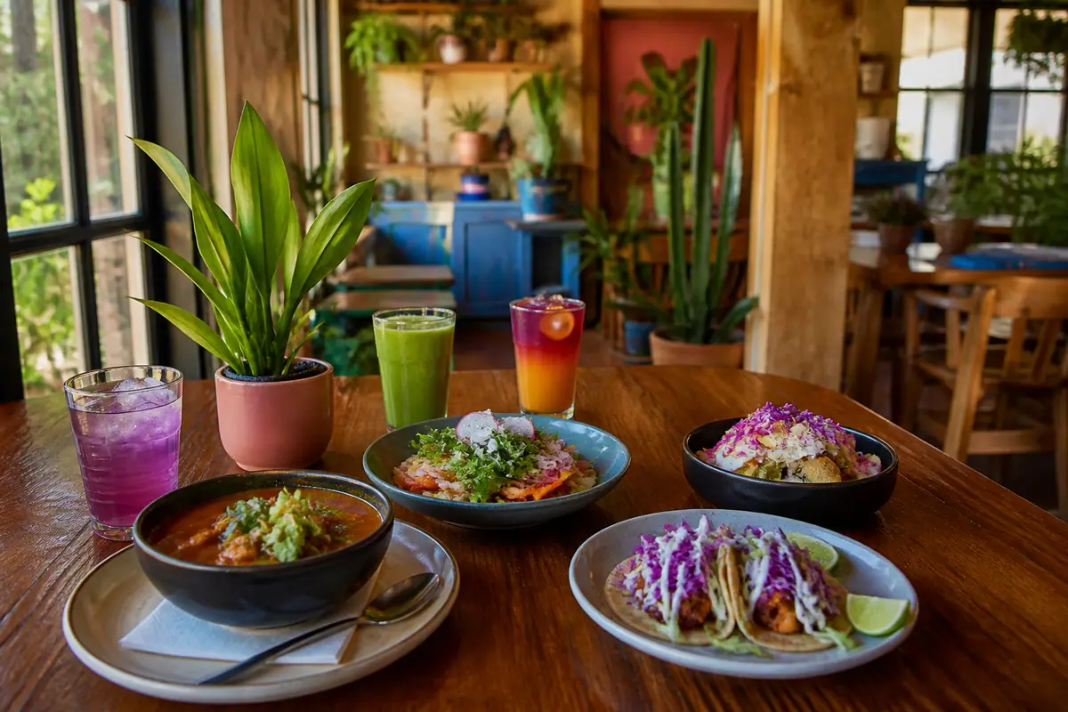 Photoreal travel-editorial view of Tumerico in Tucson, Arizona