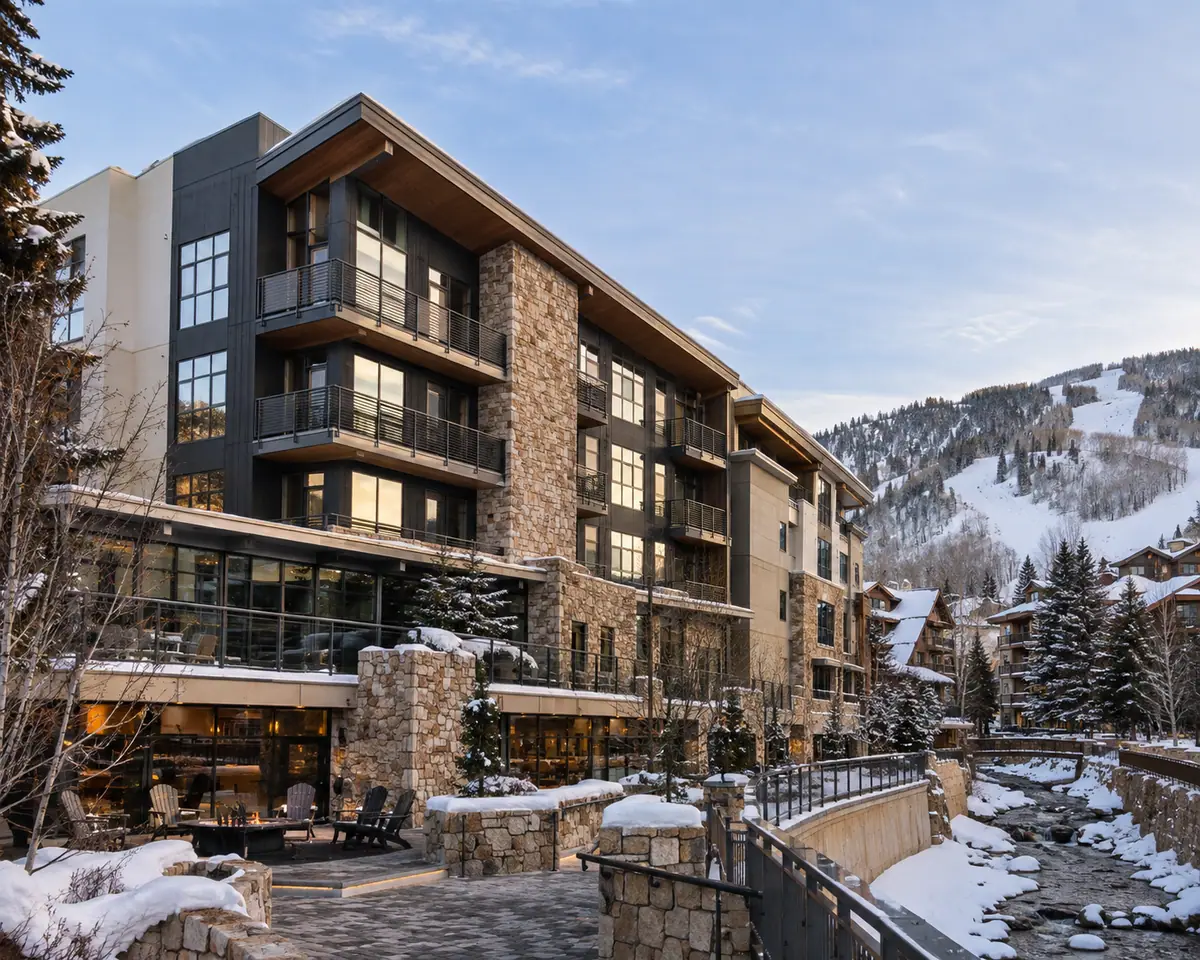 Travel-editorial view of Gravity Haus Vail in Vail, Colorado