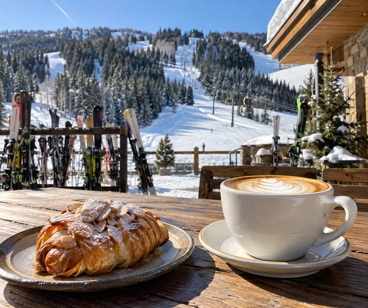 Travel-editorial view of Gorsuch Ski Cafe in Vail, Colorado