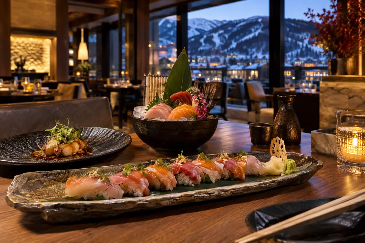 Travel-editorial view of Matsuhisa Vail in Vail, Colorado