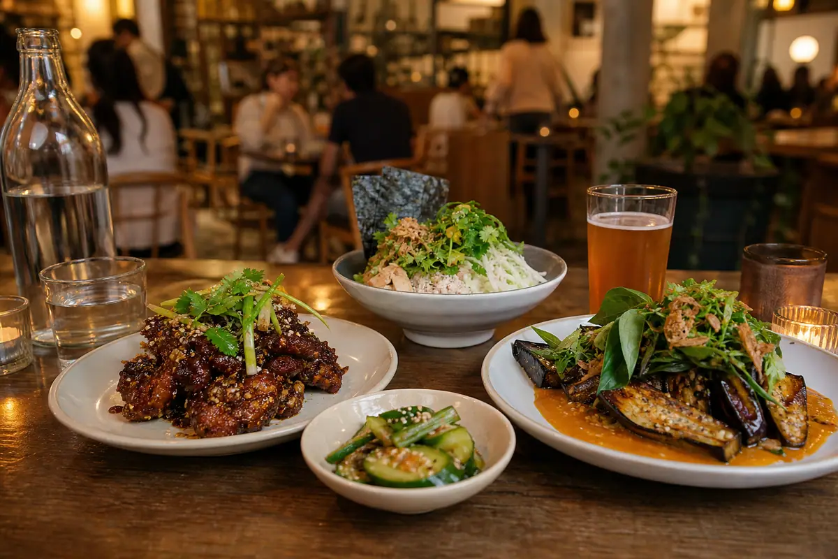 Photoreal dining scene representing Maketto in Washington, DC