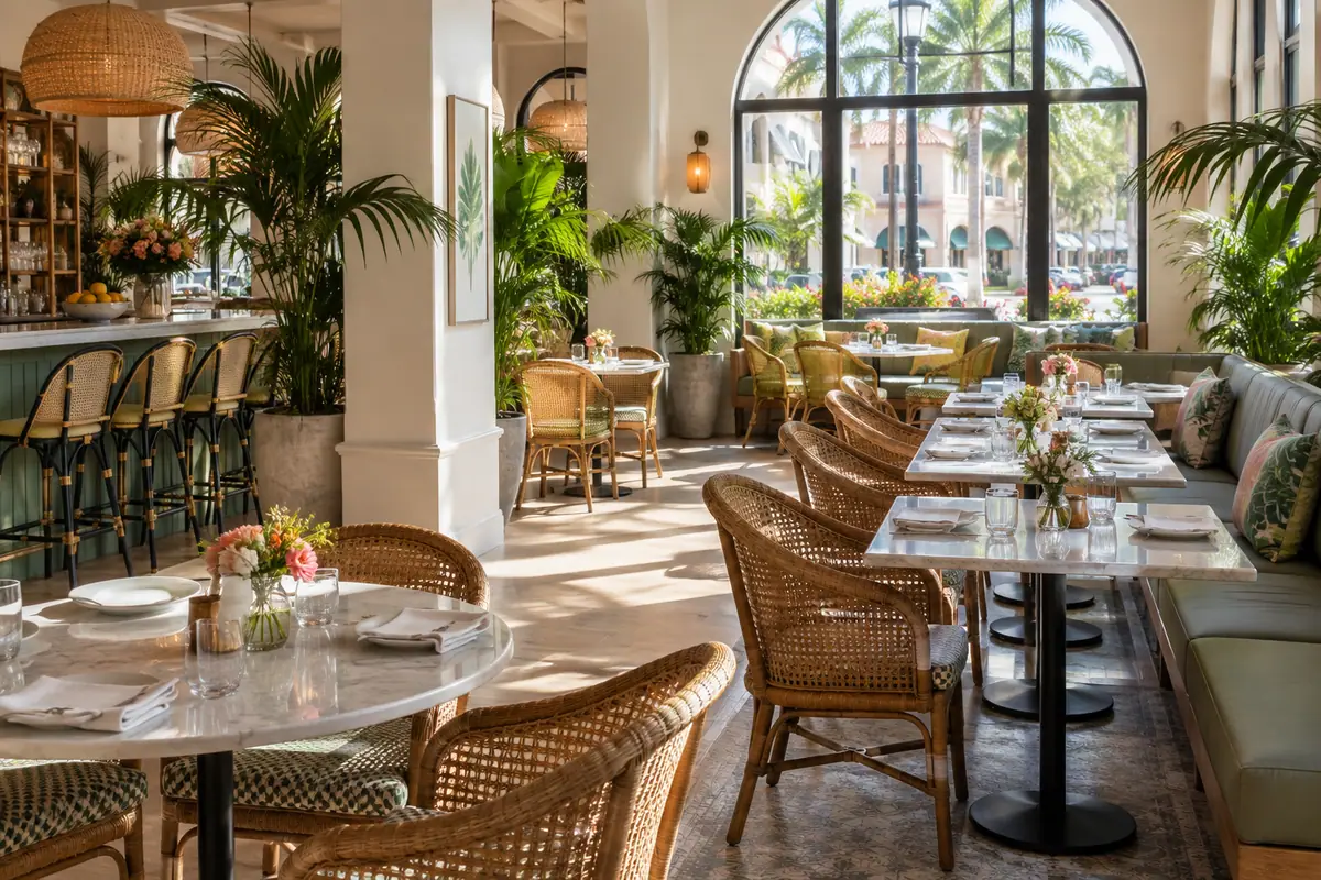 Photoreal travel-editorial view of The Regional in West Palm Beach, Florida